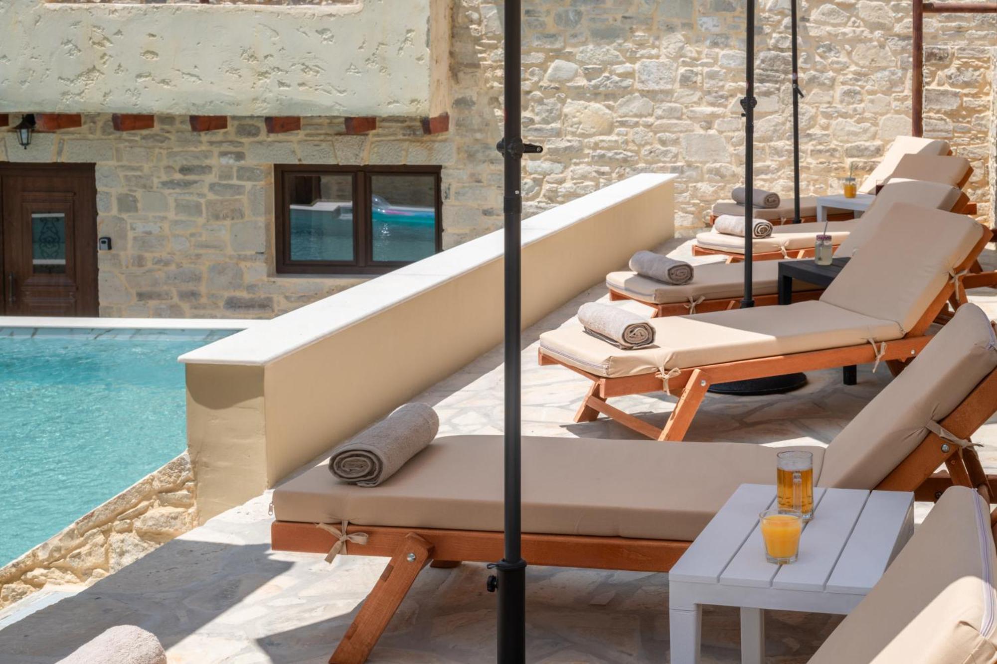 Draganigo Luxury Stone Houses 40 Min From Matala Ano Moulia Екстериор снимка